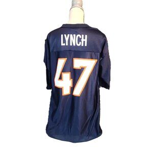 Denver Broncos #47 John Lynch Large Blue NFL Jersey Football